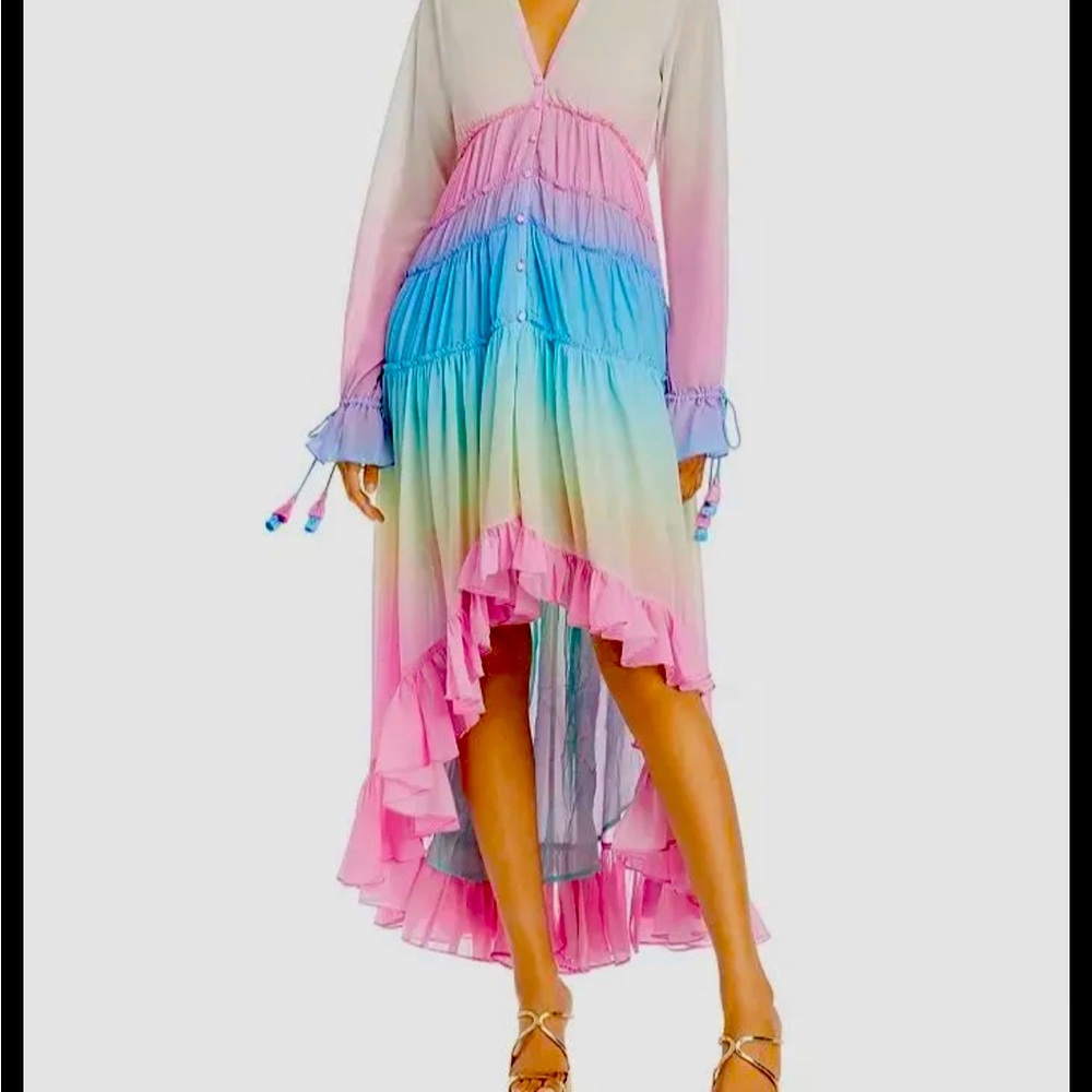 Rococo Sand Ciel Pink Ombré Maxi